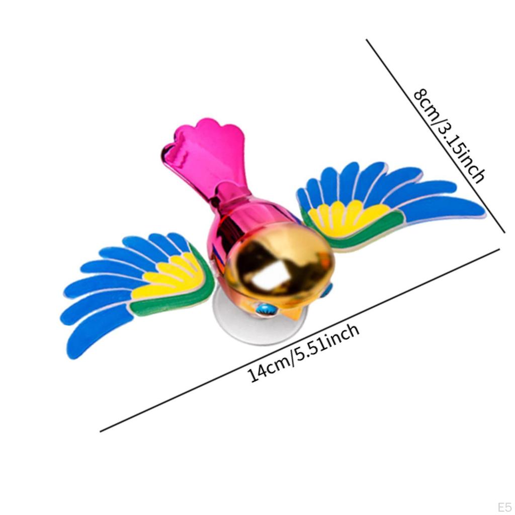 Bird Decoration Toy Car Interior Accessories Funny Interactive Electric Companion Helmet Decor for