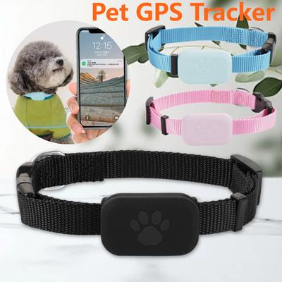 Waterproof Pet GPS Tracker Adjustable Collar Real-time Location Finder for Cats Dogs Smart Locator For iOS Android Multi-user