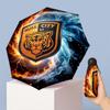 Hull City Football Pattern Printed Mini 5 Folds 8 Ribs Compact Umbrella Windproof Waterproof Lightweight Portable Folding