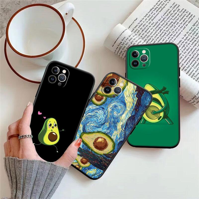 IK8 Avocado fruit art Phone Case for OPPO A40 A60 A80 A15 A16 A16K A12 A17 A17K A54 A54S A53 A53S A55 A56 A57 A98 F23