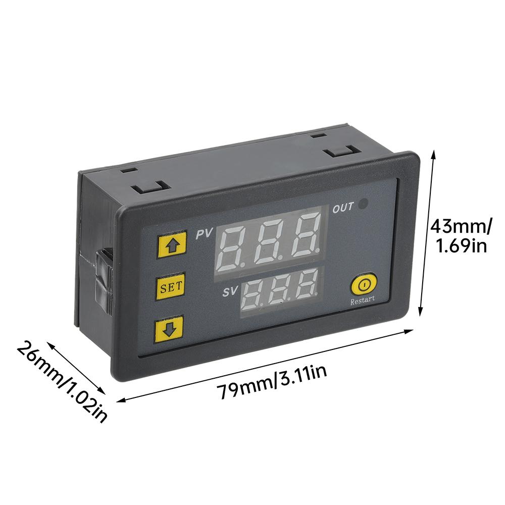 W3230 Digital Temperature Controller 5V 12V 24V 220V Thermostat Regulator Heating Cooling Control Thermoregulator With Sensor