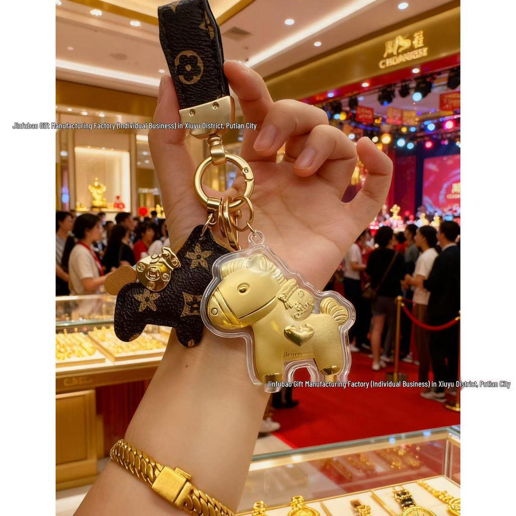 999 Reingold Jahr des Pferdes Handy-Lanyard Schlüsselanhänger - Kreativer Anhänger Geschenk für Reichtum & Wohlstand