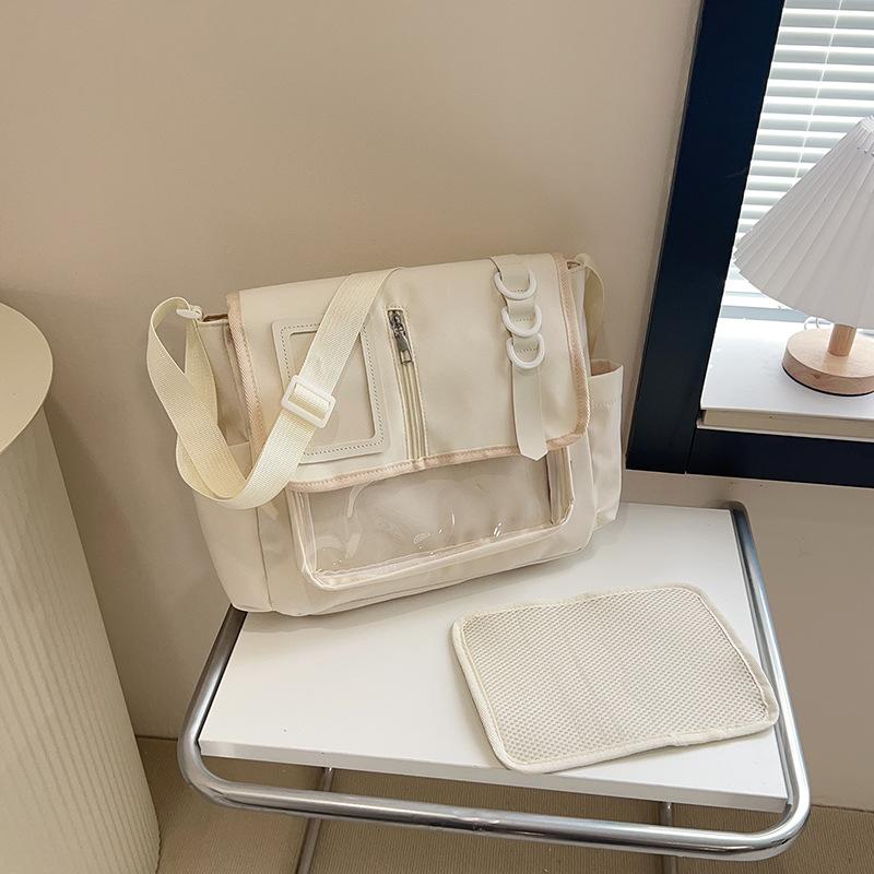 

Love двухмерная сумка-мессенджер с дизайном большой вместимости, прозрачная сумка-мессенджер, детская сумка