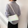 New 2025 Spring New Retro Candy Color Small Square Bag Solid Color Underarm Bag Casual Fashion Shoulder Handbag