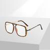 Trending Blue Light Blocking Gaming Glasses Matte Black Anti Ray Eyewear for Men Women Transparent Fashion