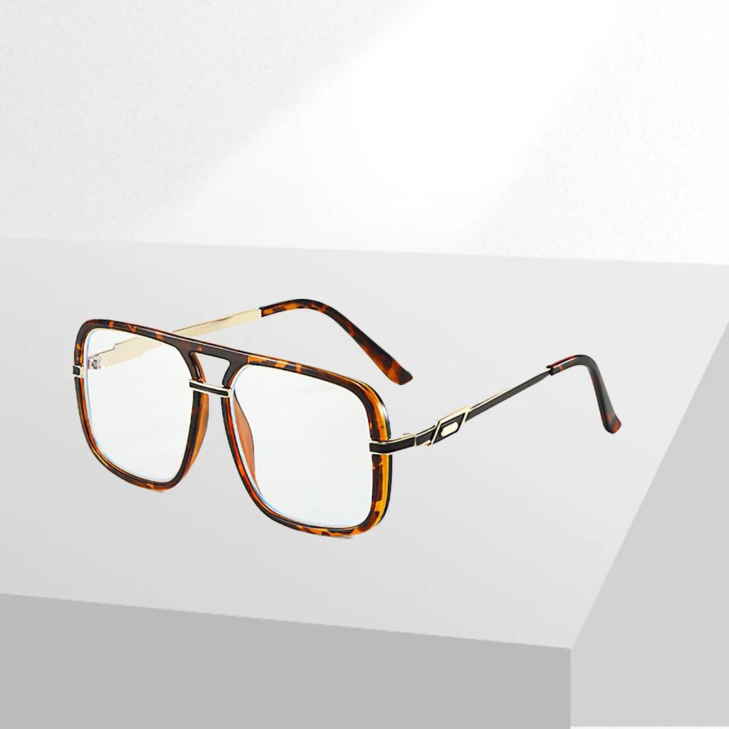 Trending Blue Light Blocking Gaming Glasses Matte Black Anti Ray Eyewear for Men Women Transparent Fashion
