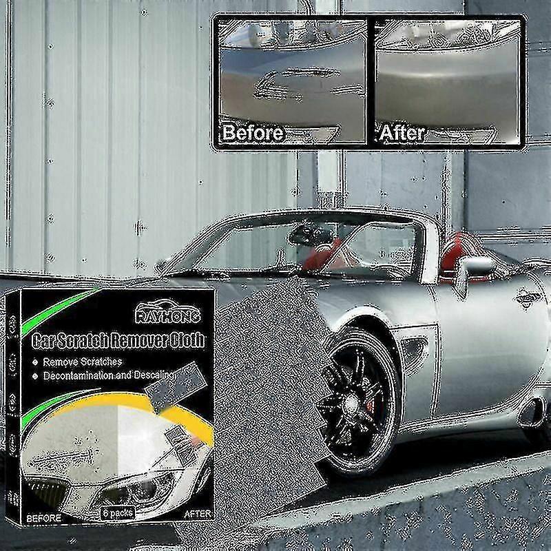 6 Pack Nano Sparkle Cloth Car Scratch Repair Cloth Nano Magic Cloth For Car New