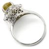 NON BRAND Cat's Eye 2.1ct Diamond RingRing ring Pt900/Chrysobell Cat's Eye #7(JP Size) Array