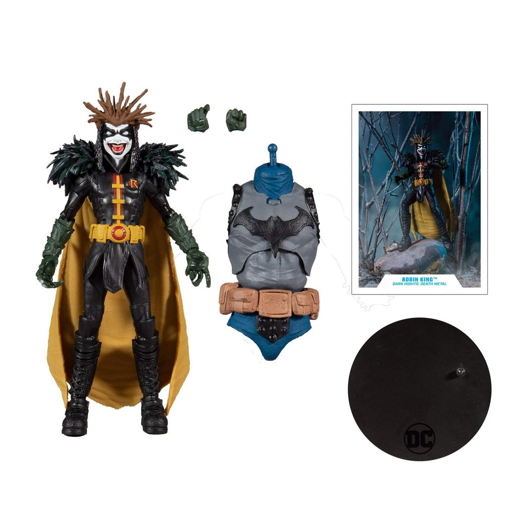 McFARLANE TOYS DC Build-A Figure Wave 4 Death Metal Robin King (Used)