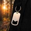 Simple Bottle Opener Keychain Stainless Steel Portable Bottle Opener  Daily Carry