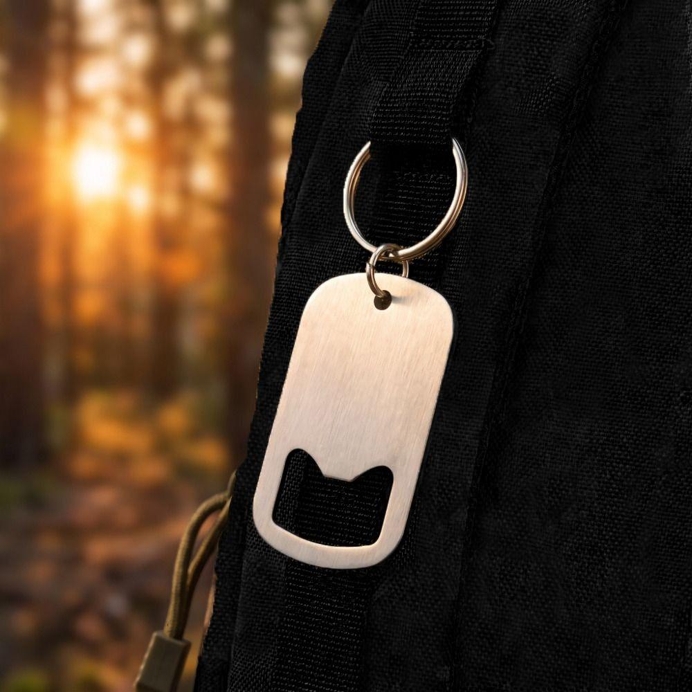 Simple Bottle Opener Keychain Stainless Steel Portable Bottle Opener  Daily Carry