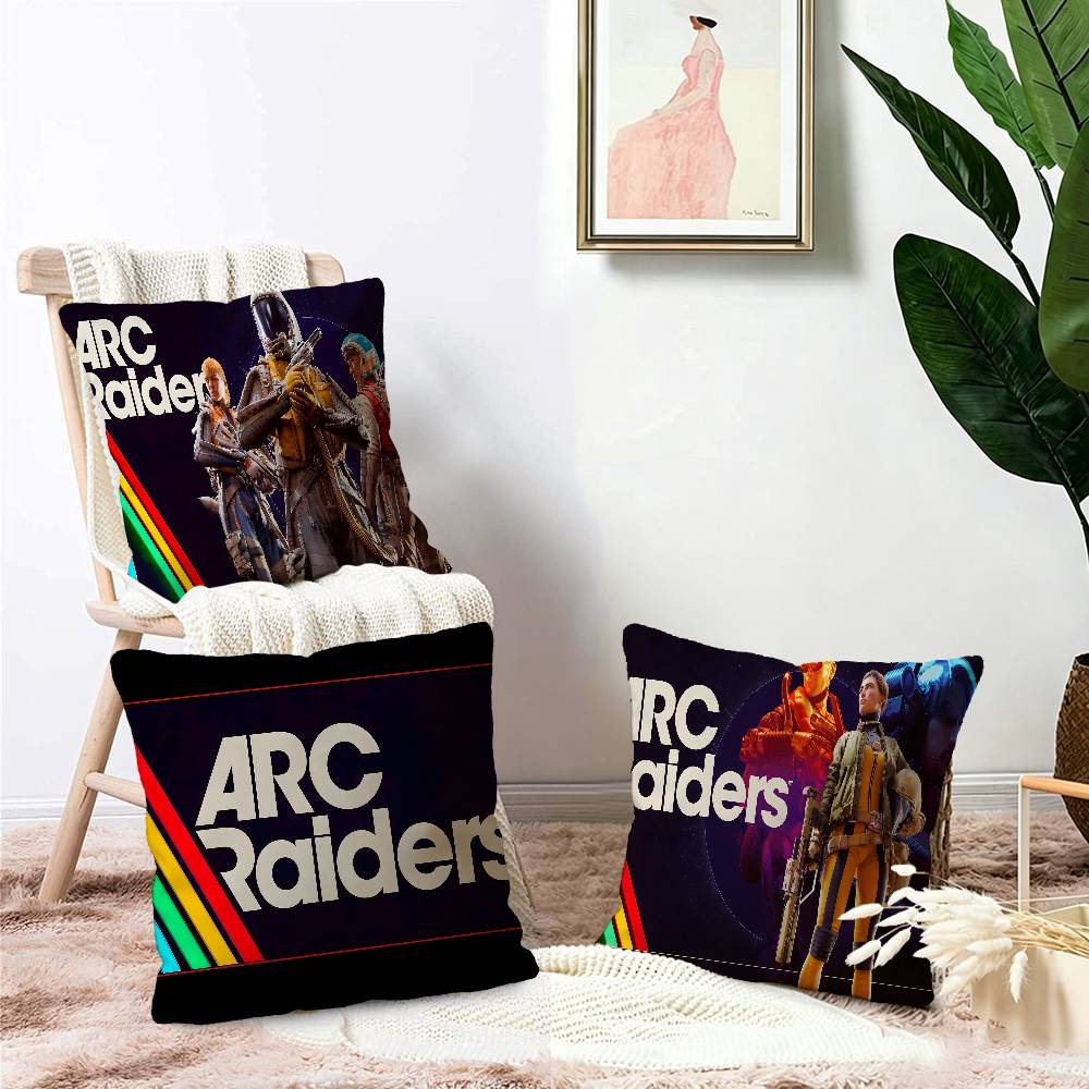 A-ARC Raiders Game Anime Office Cushion Pillowcase Car Cushion Cover45X45CM Lumbar Pillowcase Sofa Pillowcover