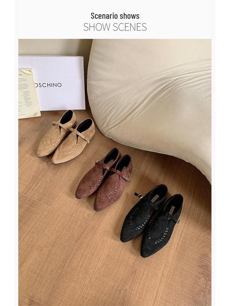 2025 Retro Minimalist Mary Jane Women's Shoes: Spring/Autumn Light Luxury.