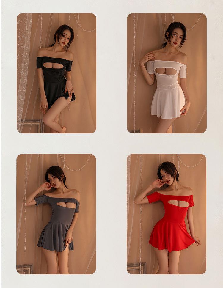 Sexy Strapskleid mit Strapsen - Elegante, kokette und aufreizende Nachtwäsche für Frauen