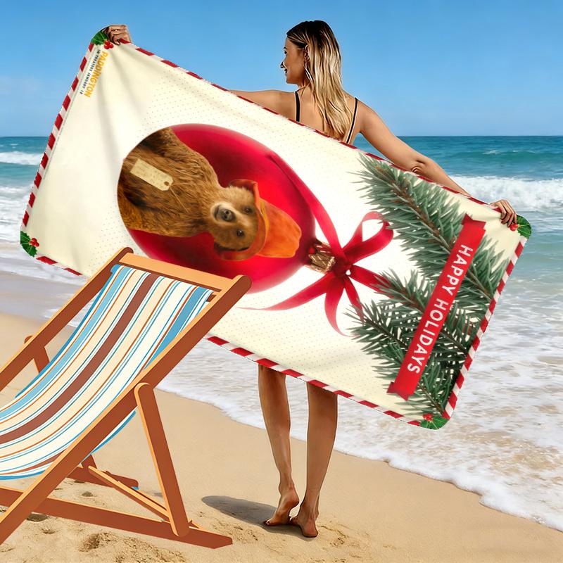Paddington Bear Towel, Large Soft Quick Dry Towel for Beach Camping Swimming