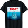 MUSKY Fishing Great White Theme T-Shirt