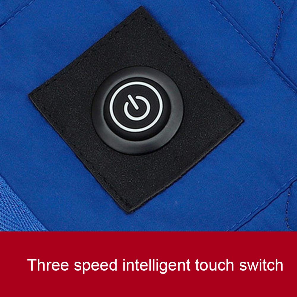 7 Zones Winter Sleeping Pad 38 To 65℃ 3 Gear Smart Heating Blanket USB Powered for Outdoor Camping Hiking