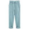 Spring Summer Pants Women's Imitation Cotton and Linen Cropped Pants Large Size Loose Thin Women's Pants