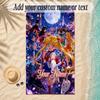 Beach TowelSailor Moon Custom Name Text Personalized Soft Towel for Beach Pool Indoor Home Decor Gift