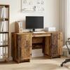 Vintage Wood Desk Engineered Wood 142.5 x 50 x 75 cm