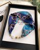 Fashion Career Decoration Clavicle Chain Accessories Magnetic Buckle Silk Scarf Pearl Necklace Women's Lazy Neck Scarf