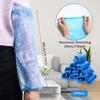 100/200pcs Waterproof Disposable Arm Sleeves Covers PE Oversleeves With Repairing Cleaning Tattooing Blue Transparent Household