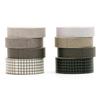 Volume 8 Plain Masking Tape Set Basic Solid Color Washi Art DIY Crafts Bullet Journal Supplies Planner Scrapbooking Cards Gift Wrapping (Black