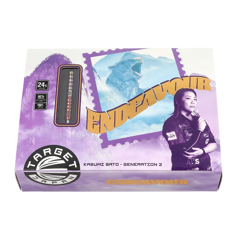TARGET JAPAN ENDEAVOUR G2 Endeavor Generation 2 SWISS POINT STEEL 24g Kasumi Sato Model Dart Barrel Dart Set <190561>