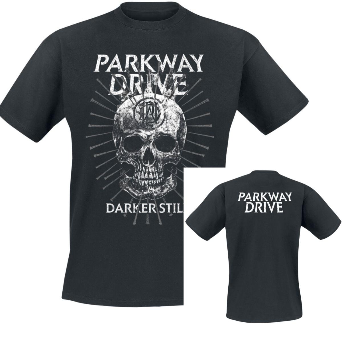 Smoke Skull  Parkway Drive  T-Shirt Men Women Vintage Metal Rock Band Graphic Tee 100% Cotton  Summer Streetwear Top S разноцветный