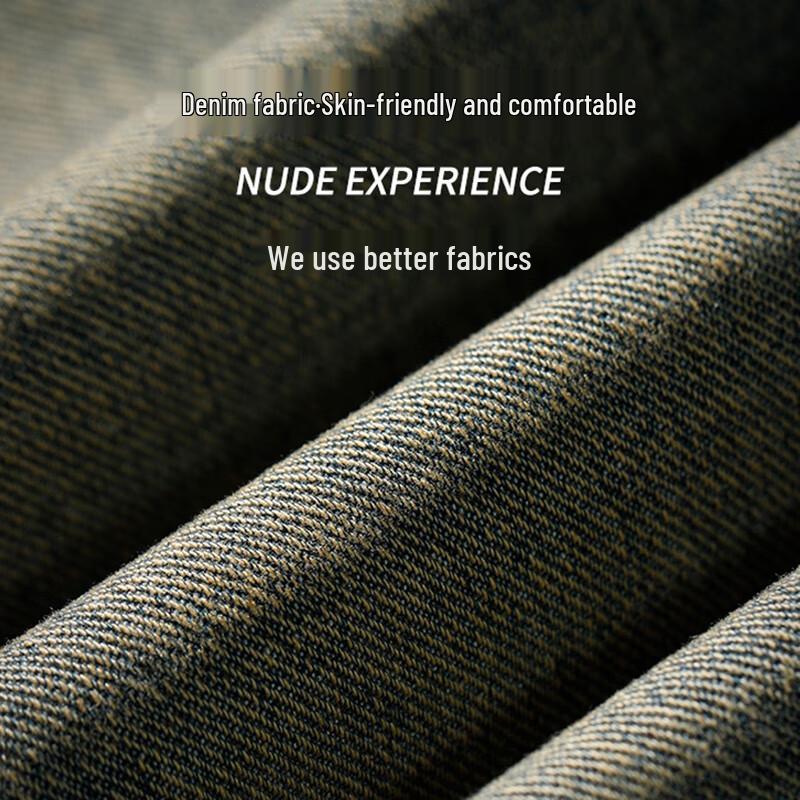 JEEP SPIRIT Men's Retro Straight Fit Stretch Jeans