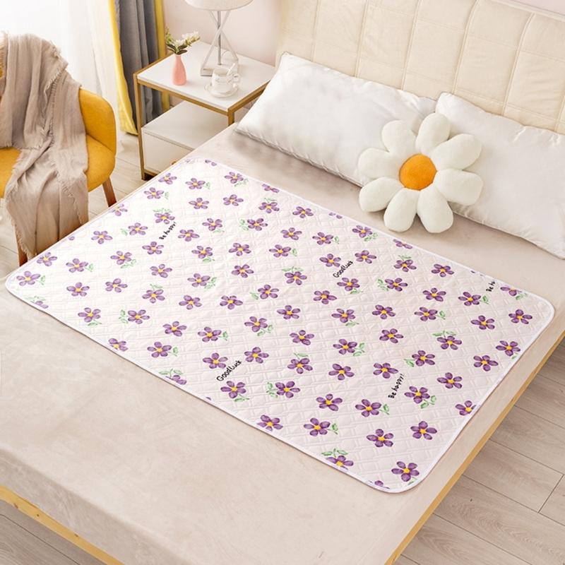 Ecological Cotton Incontinence Pad for Elderly Adults Bedwetting Prevention Backing Reusable Household Bedding Accessory