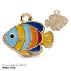 Colorful Alloy Ocean Charm Pendant for DIY Bracelets & Keychains