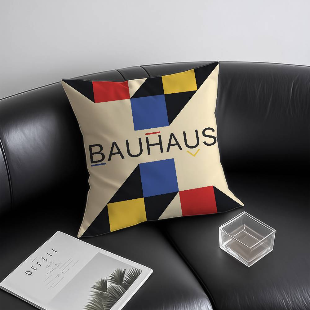 Abstract Geometry Line Modern Pillow Case Anti-dustmite Invisible Zipper Sofa Bed