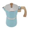 Moka Pot 300ml Easy Operation Preserves Flavors Classic Italian Mocha Pot for 6 Cups Blue