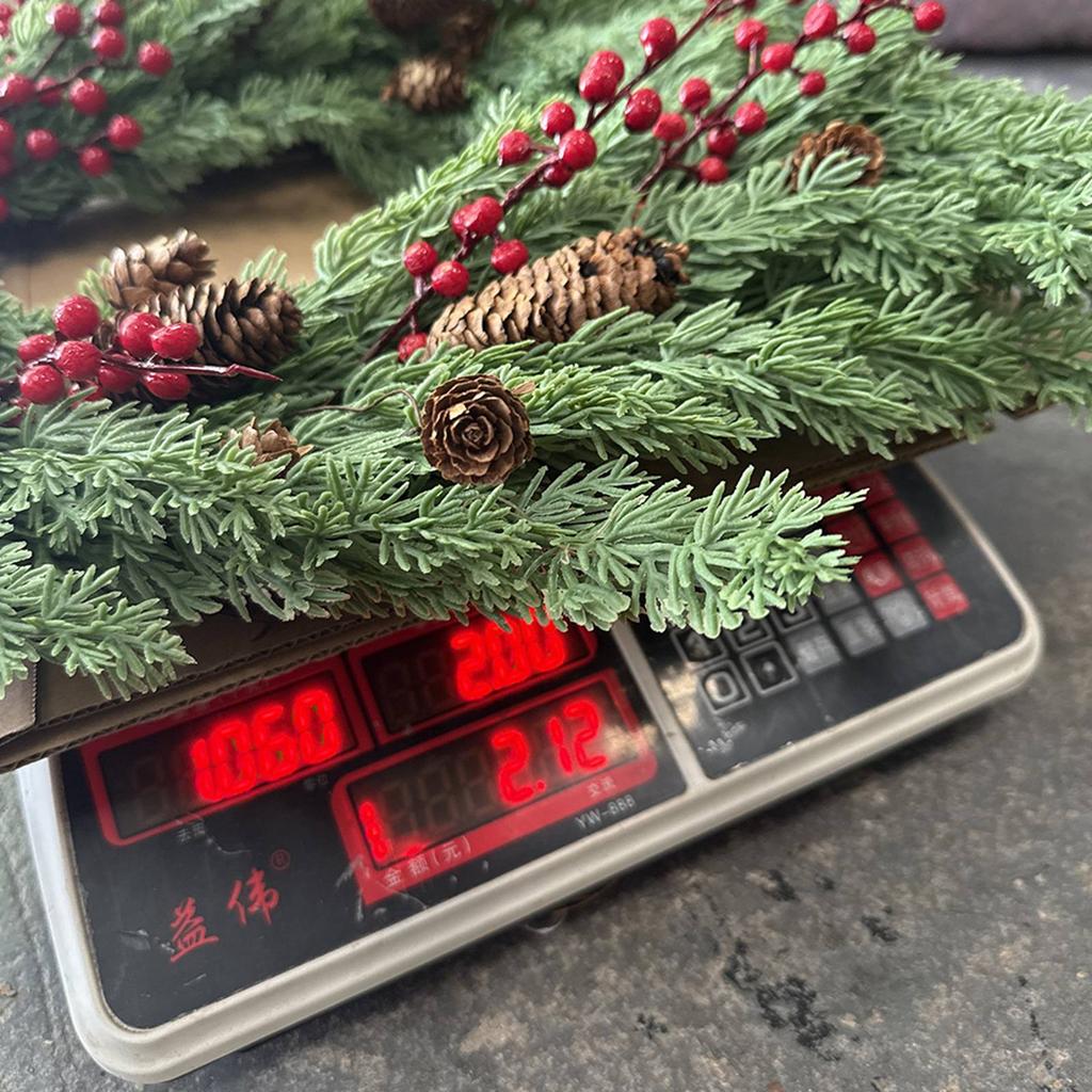 Weihnachtskranz, Winterkranz-Girlande, Wandbehang Künstlicher Kranz, Haustürkranz Weihnachtskranz Für Innen Außen