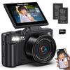 Beho Digital 5K Smartphone Rotating Large 18x Digital Continuous 16GB MicroSD Card Ideal for School Pocket Camera Camera, 75MP, Recording, Transfer,