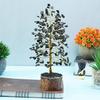 Black Tourmaline Gemstone Tree of Life Chakra Tree for Positive Energy, Feng Shui Crystal Tree, Good Luck Money Tree Bonsai, Black Healing Stone