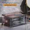 Clear Flip-Top Mask and Cosmetic Storage Box – Large Dustproof Organizer for Skincare Essentials