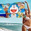 Cartoon D-Doraemon Microfiber Blanket Quick Drying Beach Towels Oversized Printing Super Absorbent Pool Towel Blanket