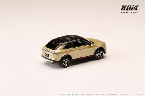 HJ64 1/64 Scale Honda VEZEL E: HEV PLaY Sand Khaki Pearl Finished Model HJ642071K