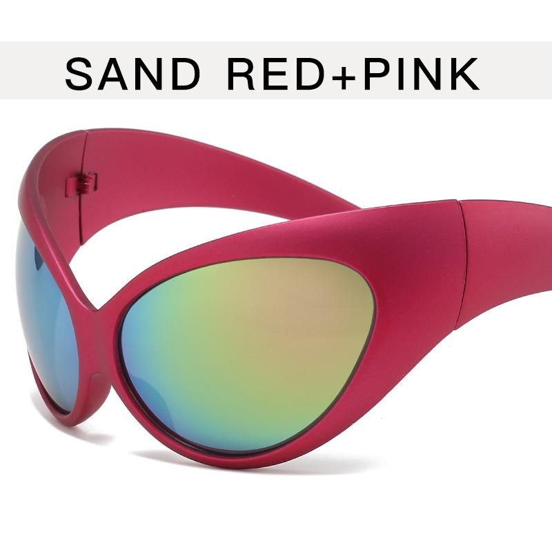 Space Style Designer Sunglasses Men Women Goggle Shape Fishing Bicycling Sun glasses Male Female Punk Y2K Sunglass Men Women