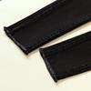 2025 High-Waisted Slimming Elastic Denim Skinny Pencil Pants with Frayed Edges – Trendy Korean Style for Spring and Autumn