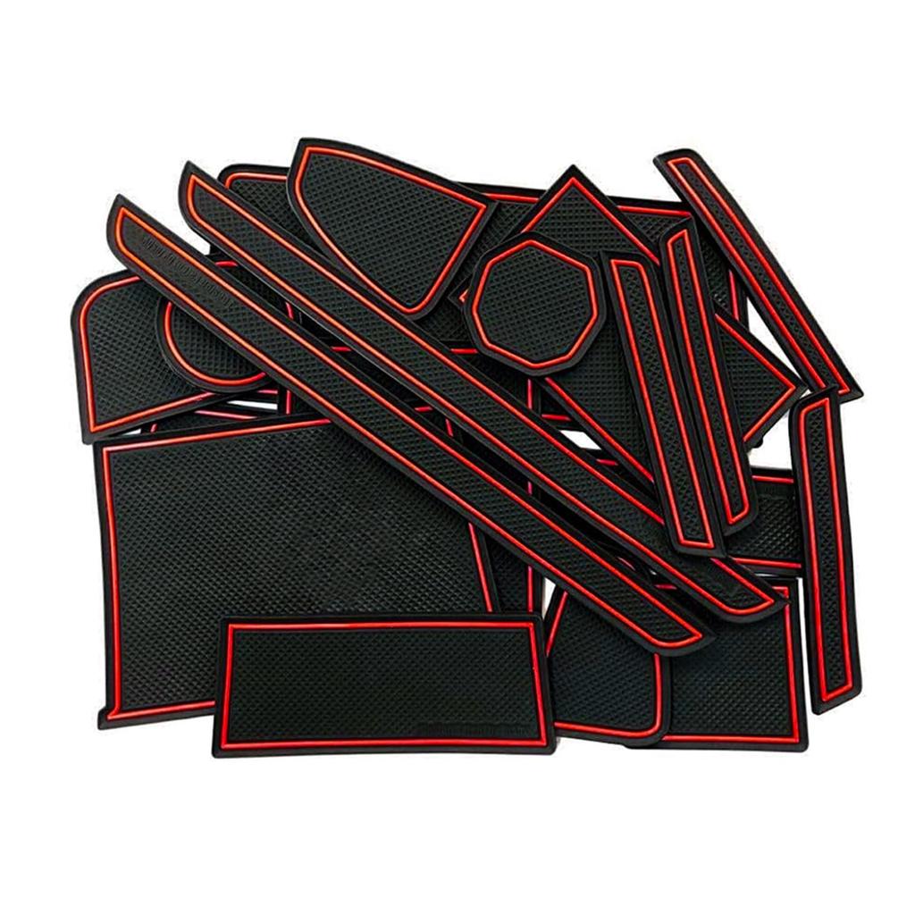 Ruiya 2023 Nuovo Tappetino in Gomma Dedicato per Toyota Crown Sport Tappetino Tasca Portiera Tappetino Interno in Gomma Tappetino Tasca Foglio Prevenzione Graffi Riduzione Rumore 14
