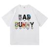 Love 2025 Summer Pure Cotton Men S and Women S 2D Style Graffiti Picture Print Trendy T-shirt Tops with Multiple Styles