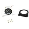 Automotive Fuel Gauge with 12V Operation White LED Lighting and Black Rim Designed for tallation on Car trument Panels