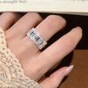 VENTFILLE 925 Sterling Silver Frosting Ring For Women Minimalist Irregular Versatile Fashion Elegant Jewelry Gift Dropshipping