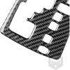 Real Premium Carbon Fiber Car Center Console Gear Shifter Transmission Panel Cover Sticker Auto Interior Accessories Compatible with Toyota Corolla