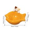 Large Caliber Ceramic Cat Bowl Cartoon Cervical Protection Bowl  Water Drinking