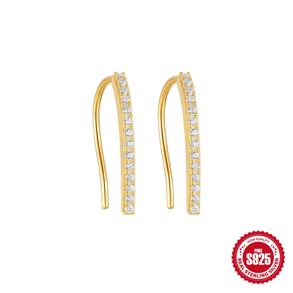 

Серебряный бриллиант S925 Scimitar Mountaineering имеет персонализированные капли воды, чтобы спать без ковыряния, есть характеристики, привлекающие внимание серьги 925 Silver