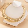 Exaggerated retro elastic ring, fashionable spring collar, European and American style, bracelet, niche personality